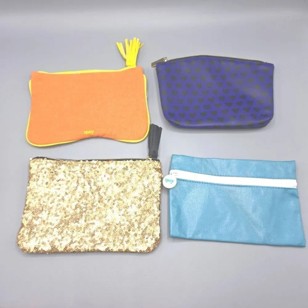 ipsy Travel Makeup Pouches Lot Of 4